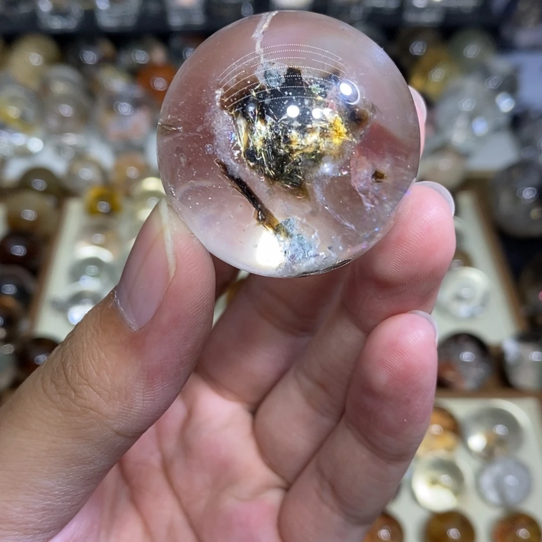 水晶珠宝半成品未镶嵌37m