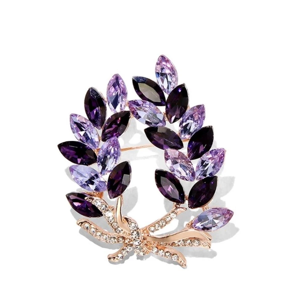 铜合金胸针 梦幻薰衣草