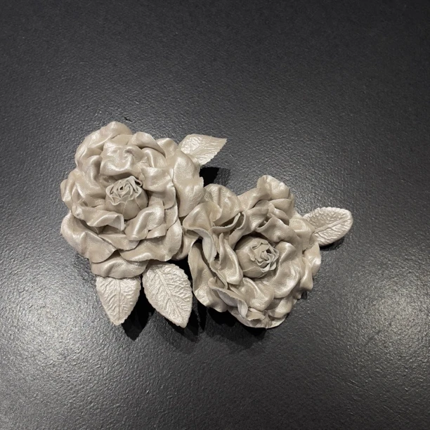 喜看优选手作边夹花朵➕头纱小众高级感新娘饰品