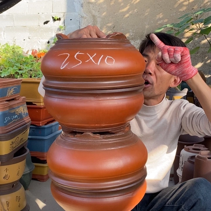 紫砂花盆紫砂特价包邮送