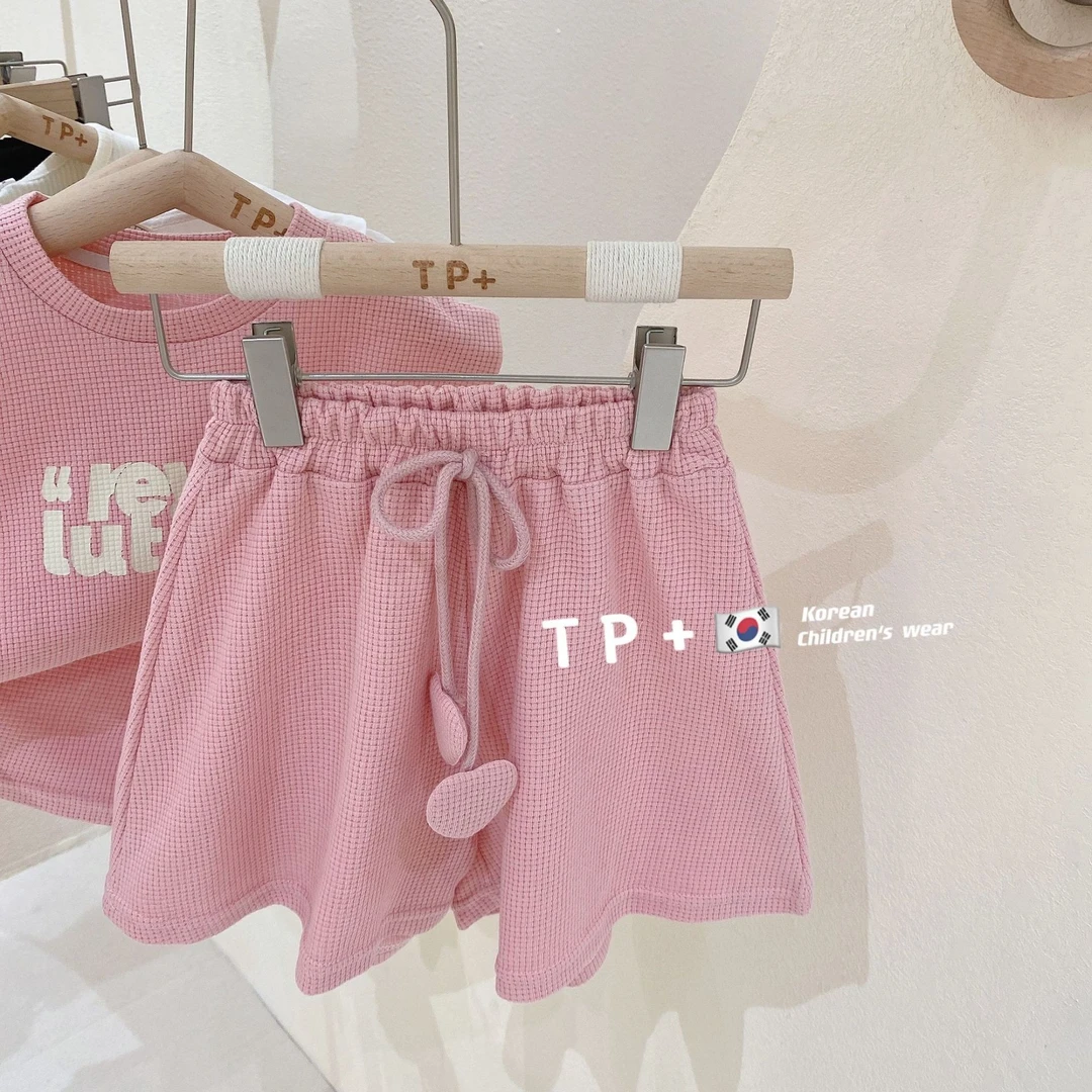 儿童套装母女亲子装炸街2025夏装儿童印花T恤可爱风拍照巨好看