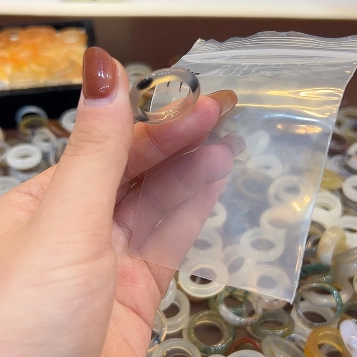 玛瑙/玉髓合金戒指14港17