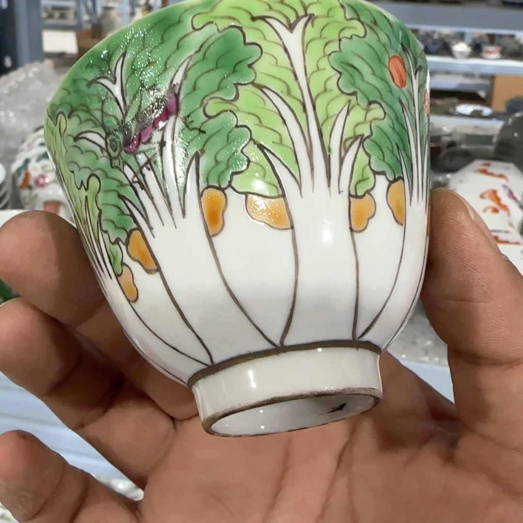 瓷片摆件手绘瓷器全部处理了吧