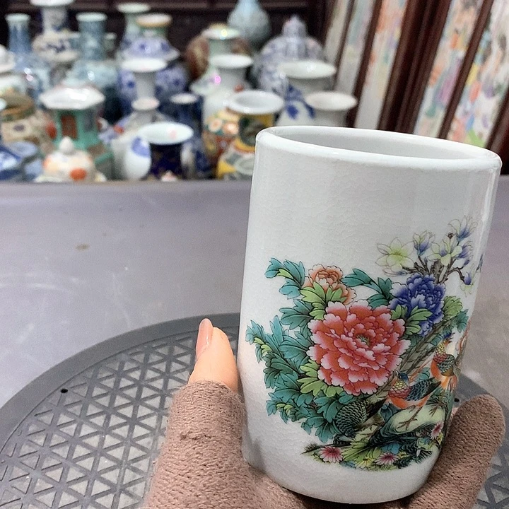 陶摆件博古架陶瓷摆件