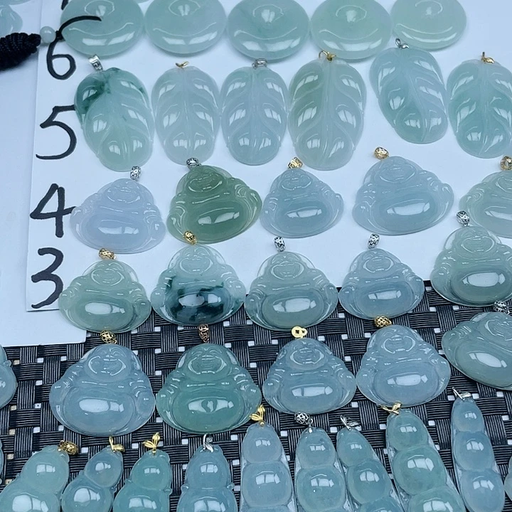 翡翠未镶嵌吊坠(不含链)纯天然缅甸a货翡翠