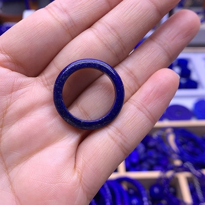 青金石戒指未镶嵌夏*