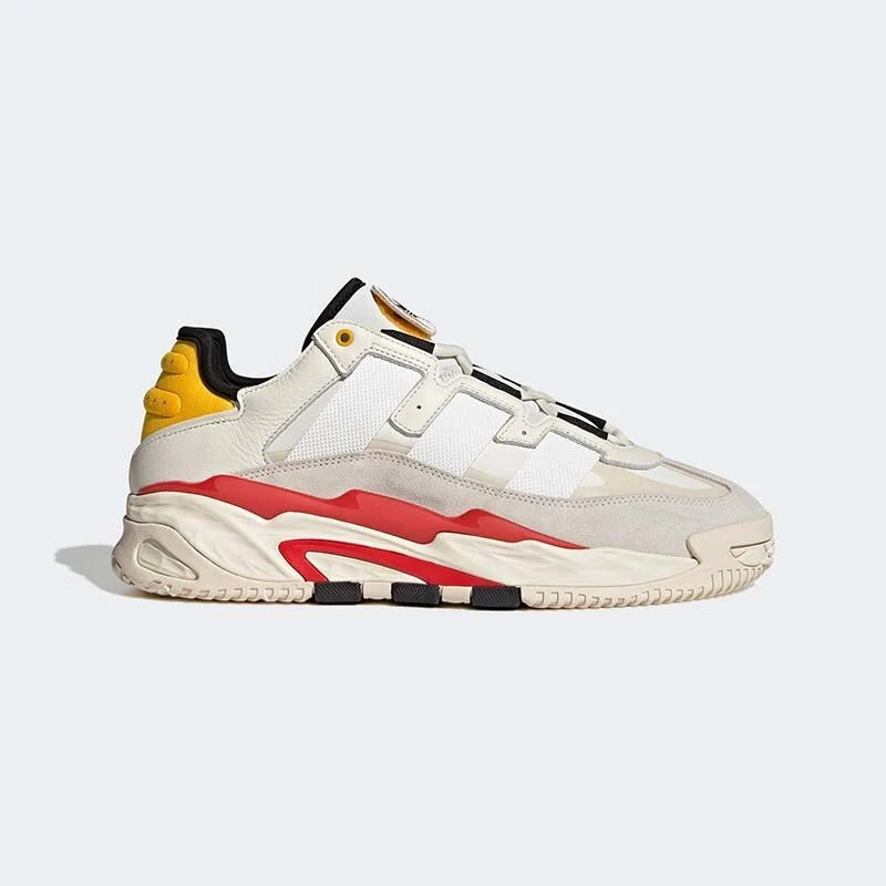 阿迪达斯Adidas三叶草休闲鞋男女NITEBALL奶包鞋复古老爹鞋HQ1429