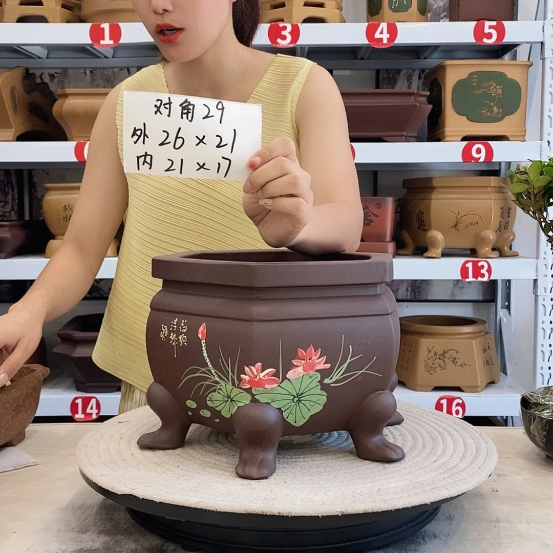 紫砂花盆紫砂花盆