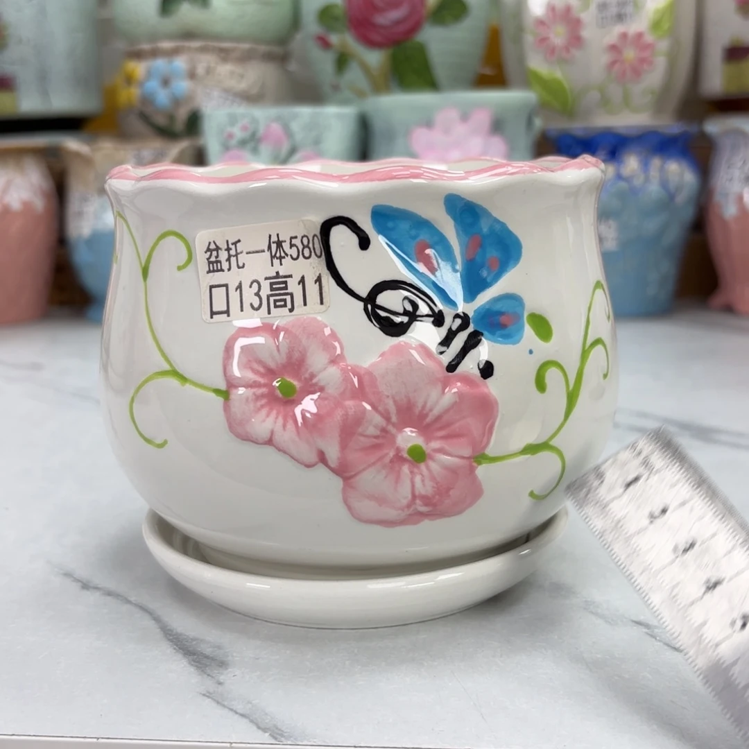 @夏西陶瓷花盆@@5580