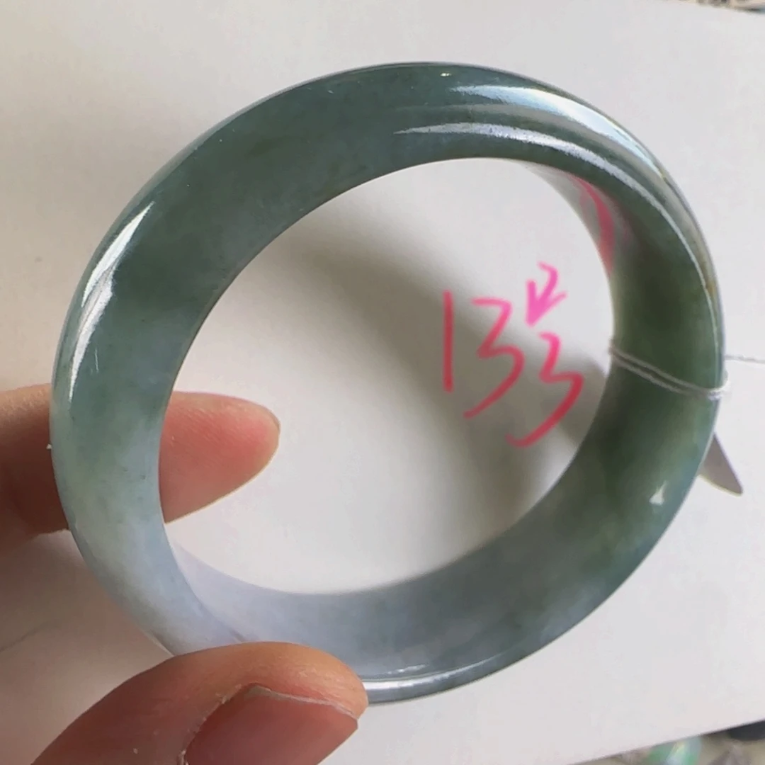 翡翠手镯未镶嵌老坑58贵妃