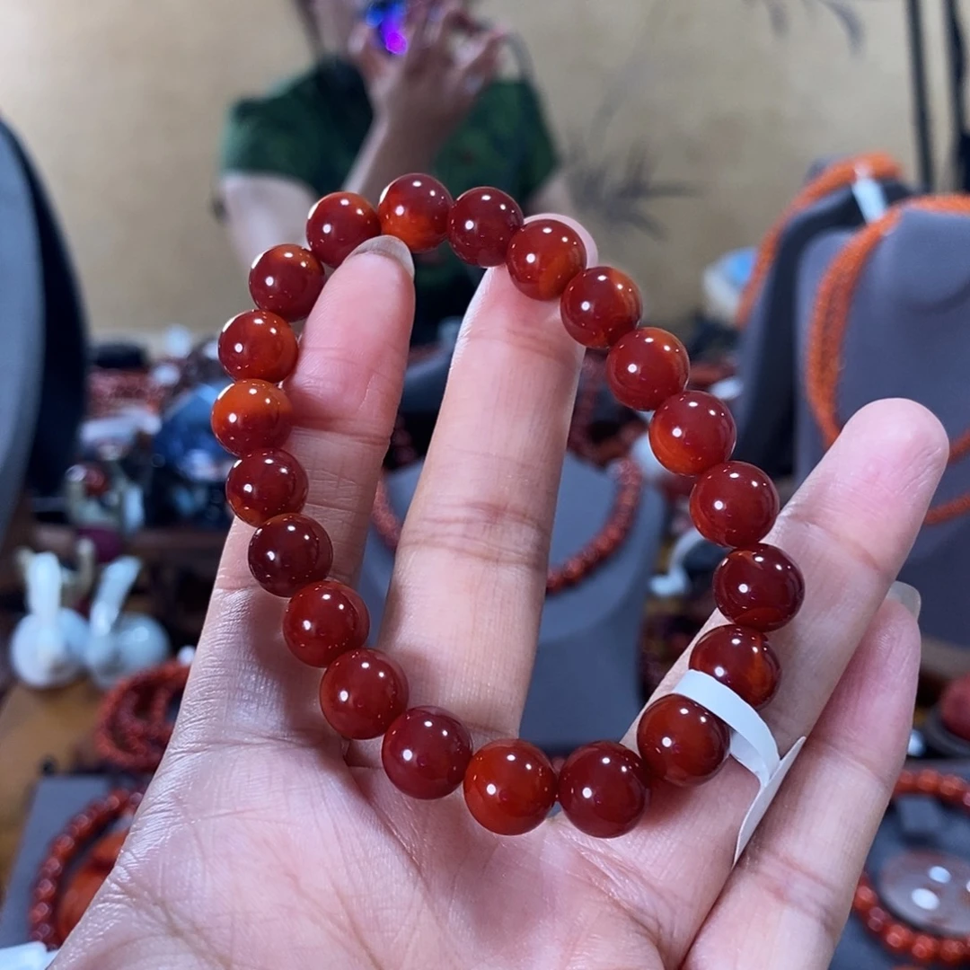 未镶嵌9.5mm原矿南红玛瑙