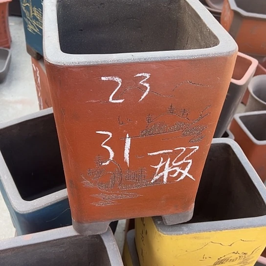 紫砂花盆透气花盆