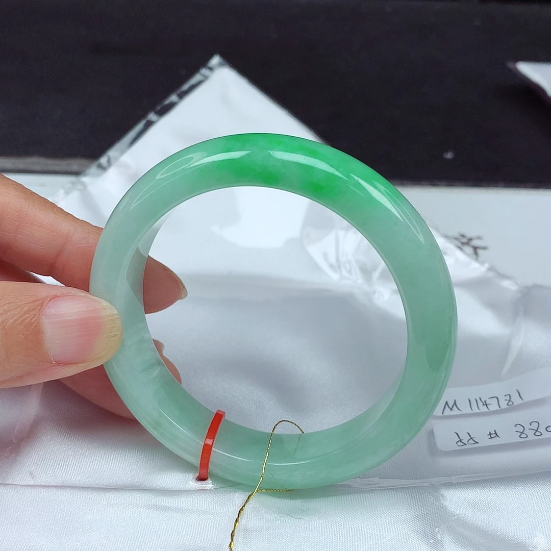 未镶嵌手镯翡翠55圈4781