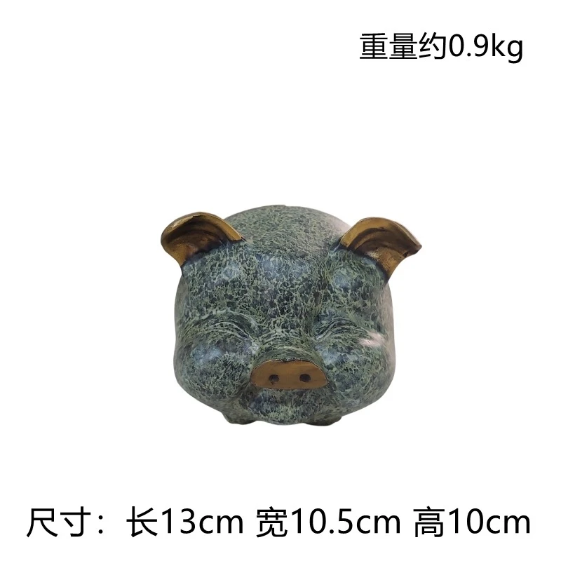 【本尼家】Q138铜雕塑摆件创意家居装饰13*10.5*10cm
