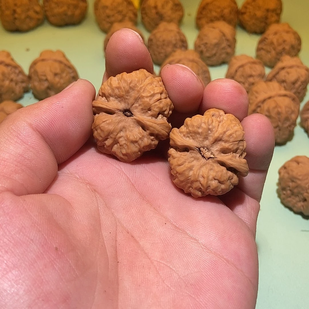 文玩核桃吊坠b***h蛤蟆头33一对