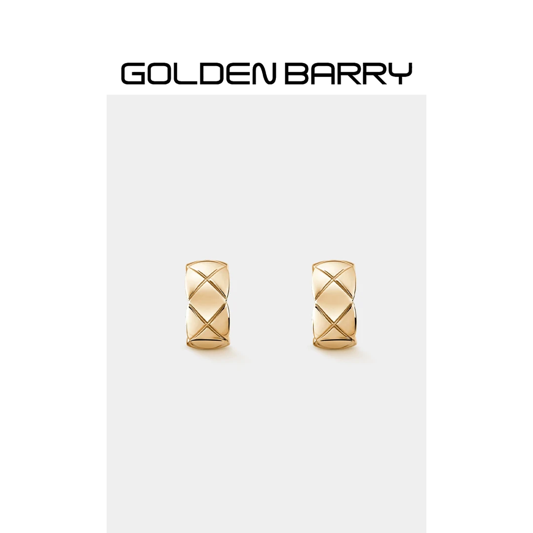合金耳饰 GOLDEN BARRY|632186轻奢气质百搭时尚大气配饰耳钉