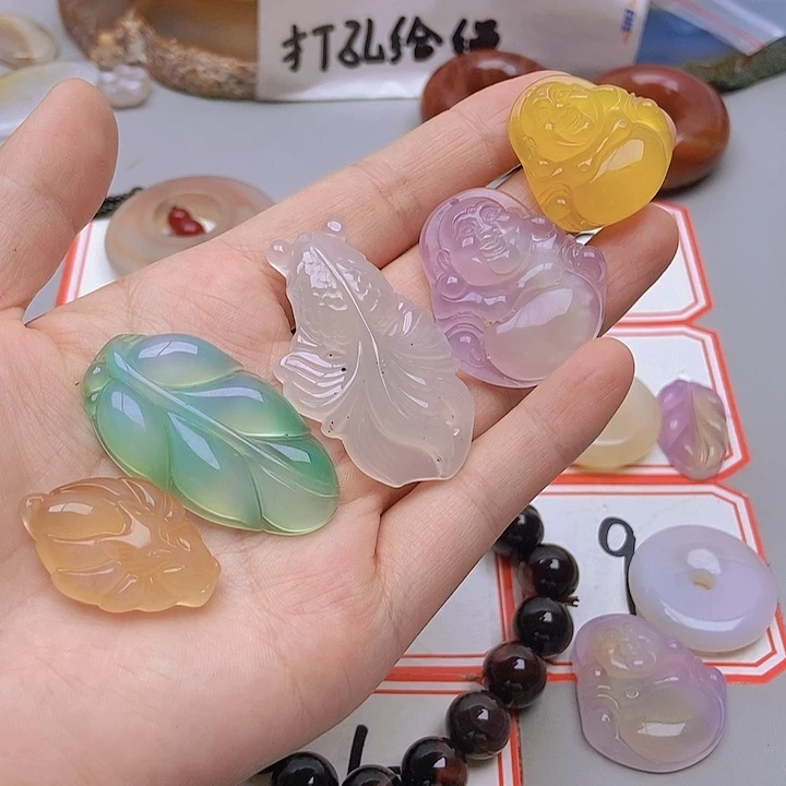 【闪购商品】玛瑙/玉髓未镶嵌珠宝半成品普*甫