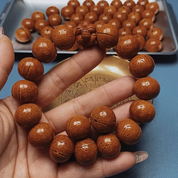 桃核手串苹果18全品15颗