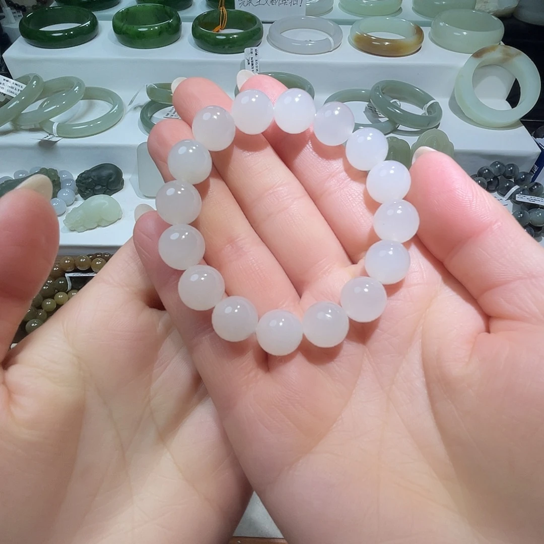 狼***腾和田玉（糖玉）未镶嵌手链