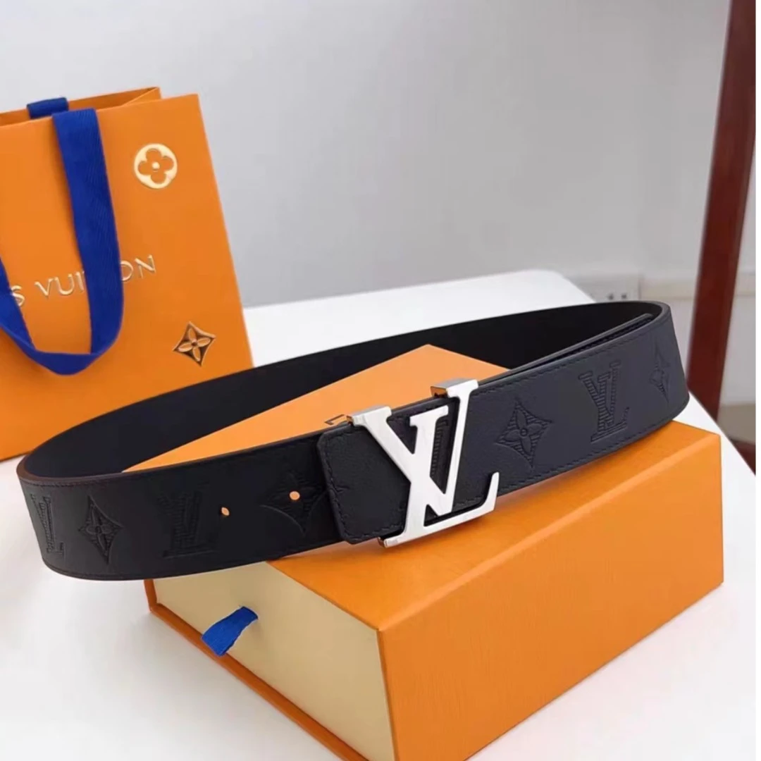 送男友老公礼物男士真皮皮带休闲经典腰带男款商务百搭裤带4.0cm