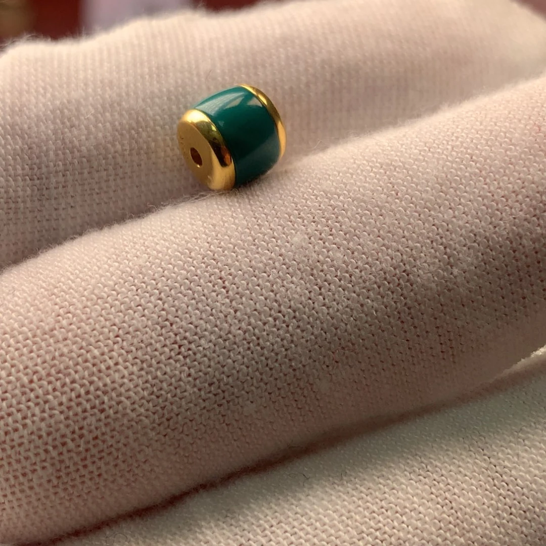 绿松石18K金镶嵌配饰