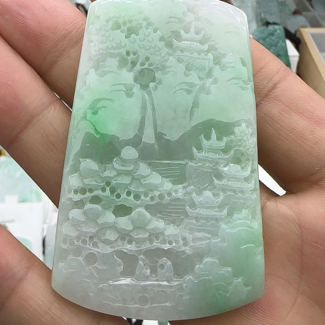 颈饰未镶嵌翡翠翡翠