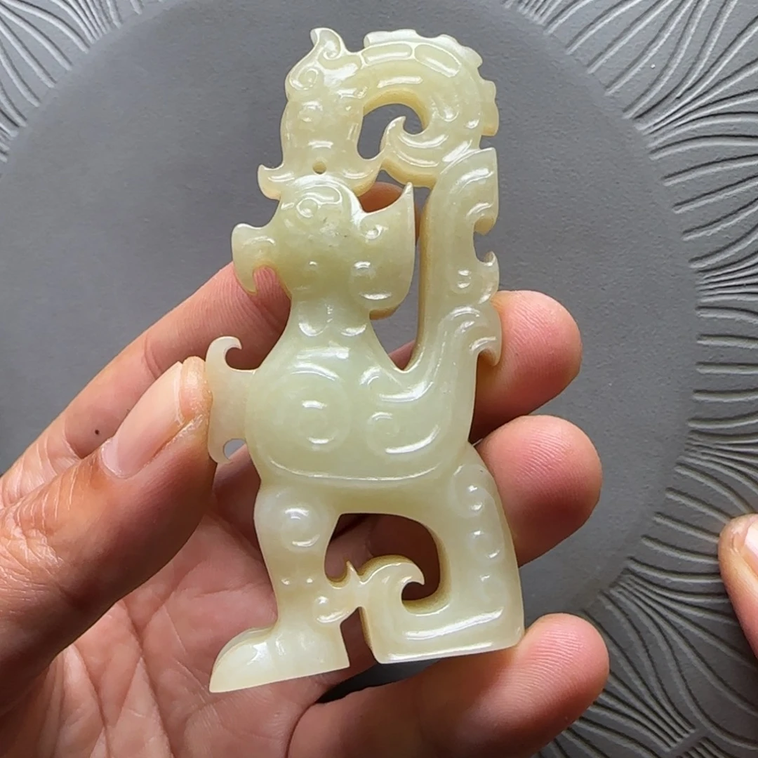 和田玉挂件未镶嵌宝****3