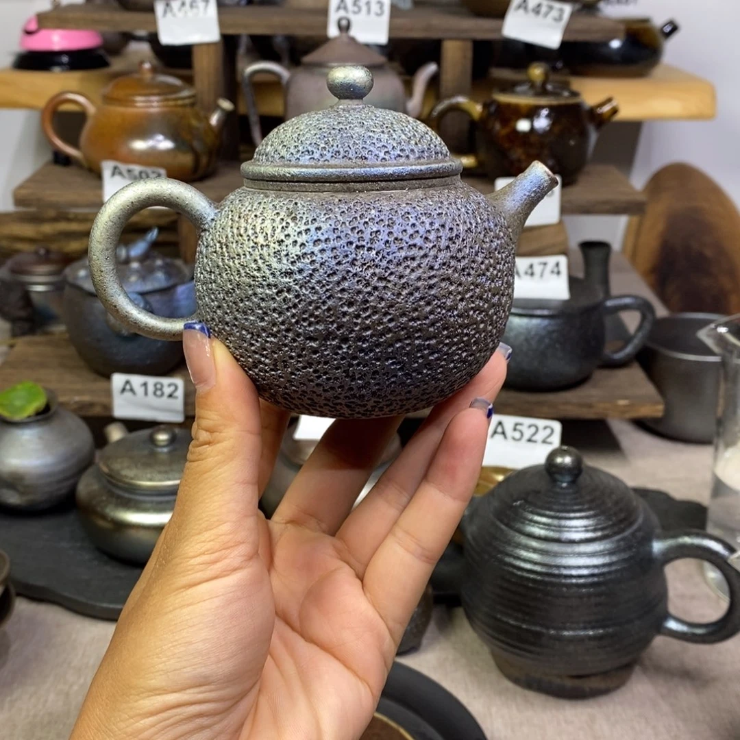 享***由建水紫陶柴烧茶壶