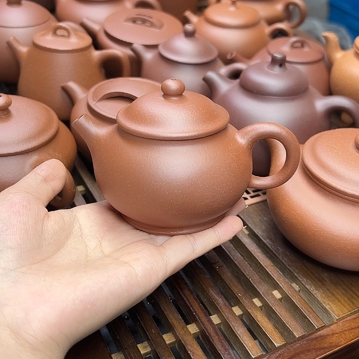 茶壶紫砂小矮潘。  150cc