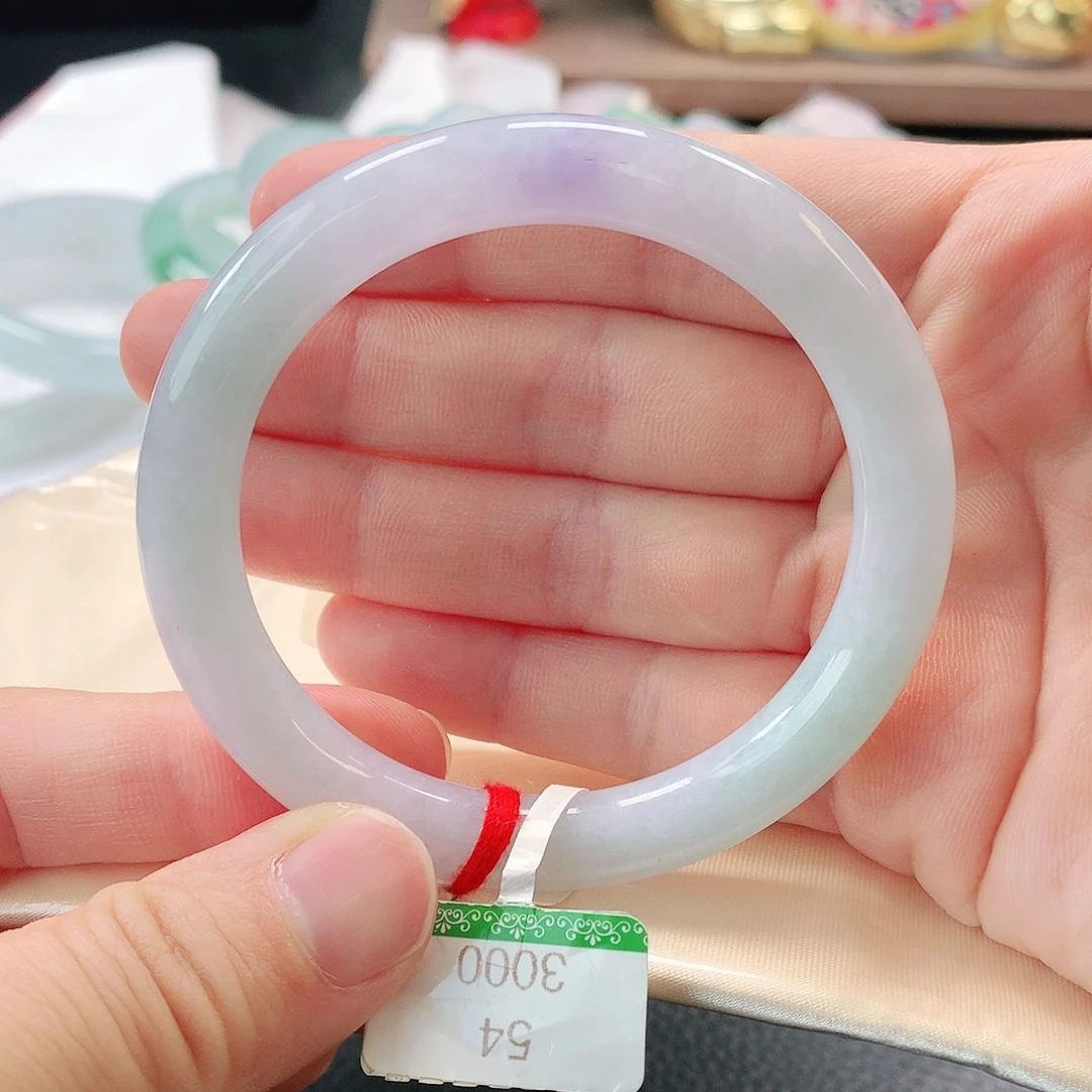 翡翠未镶嵌手镯缅甸A货翡翠手镯