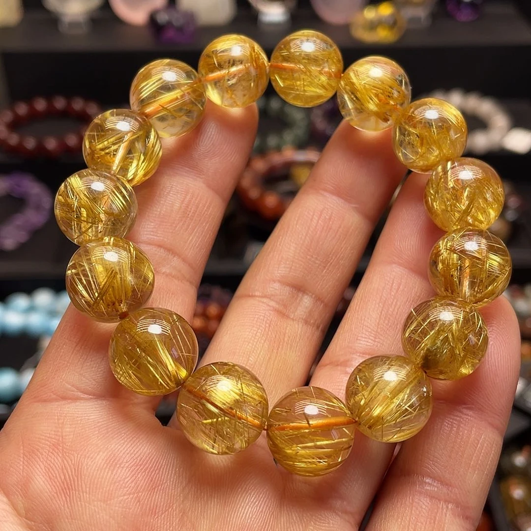 水晶手链未镶嵌钛晶手链