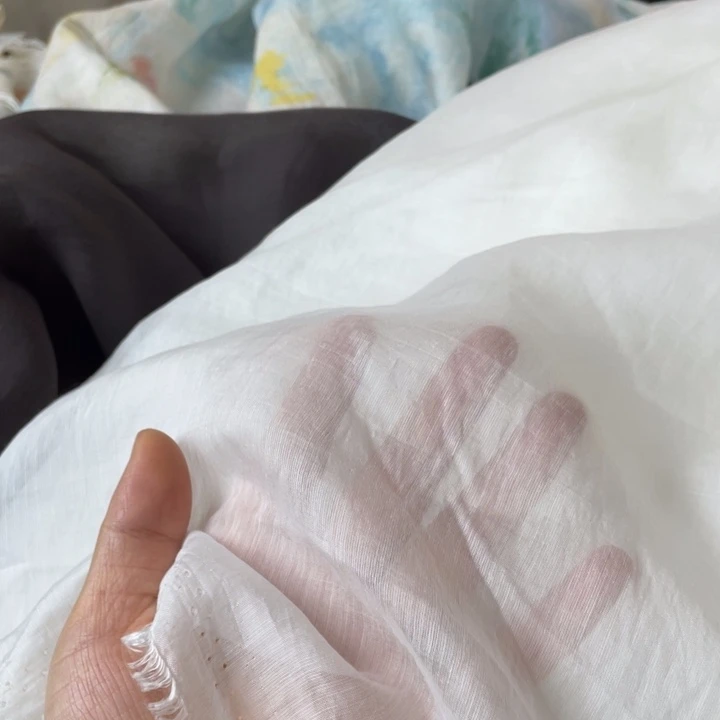 天丝（莱赛尔纤维）白色平纹内衬透2米