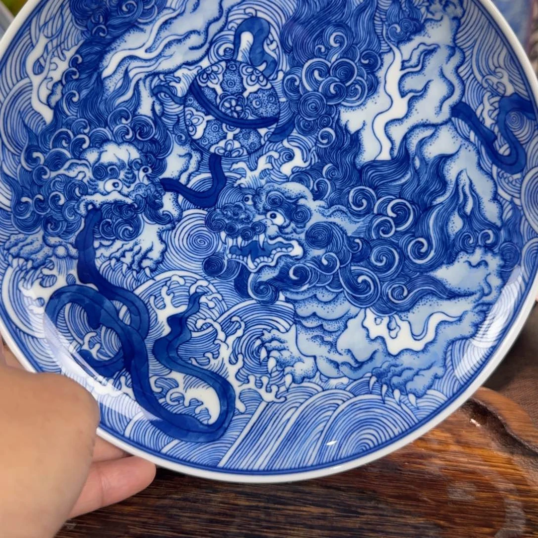 瓷片景德镇手绘青花茶器377