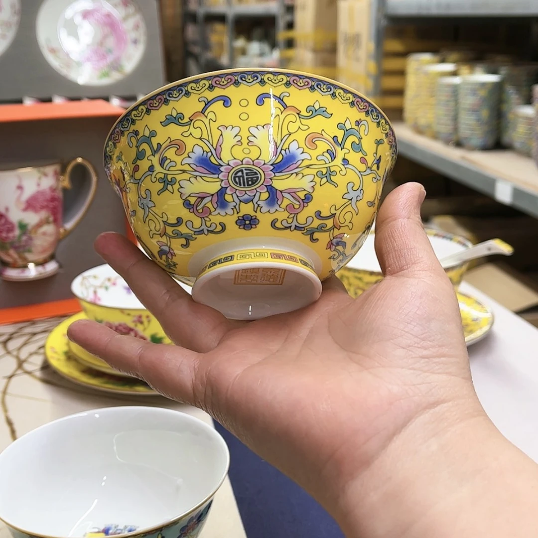 【闪购商品】珐琅4.5英寸1黄。。。。。