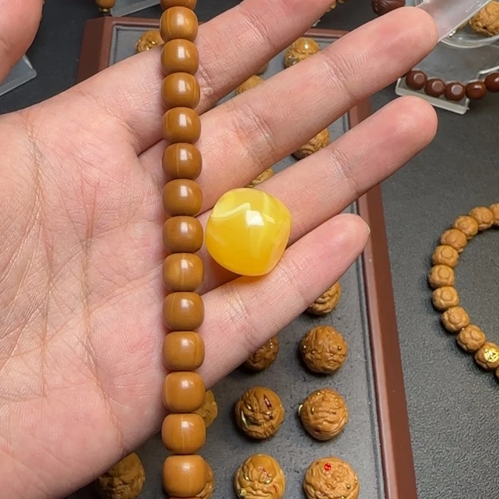 吃***毒猴头核桃吊坠微瑕小老型