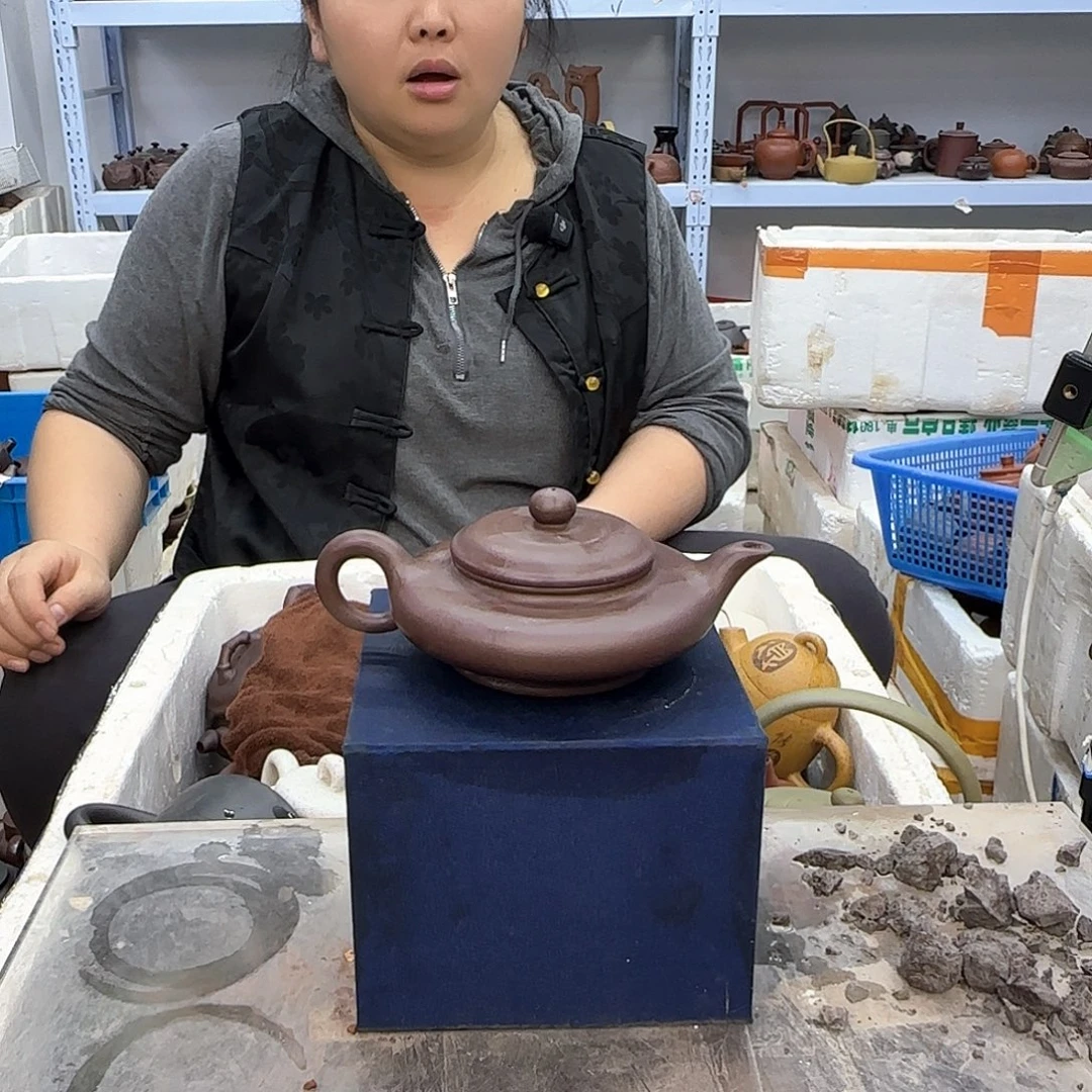 茶壶紫砂宜兴紫砂壶瑕疵处理