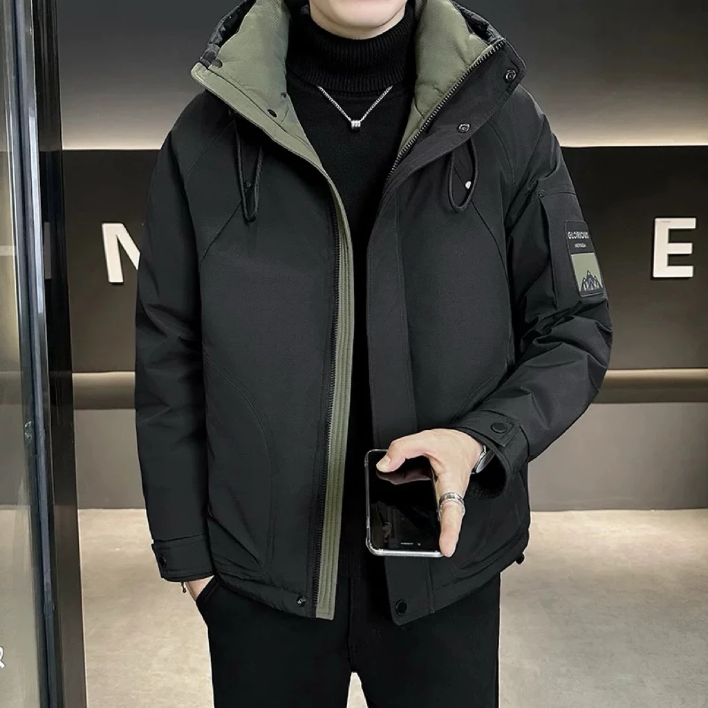 CX【巨热火焰山】冬季工装户外连帽时尚百搭加厚男女款外套8808