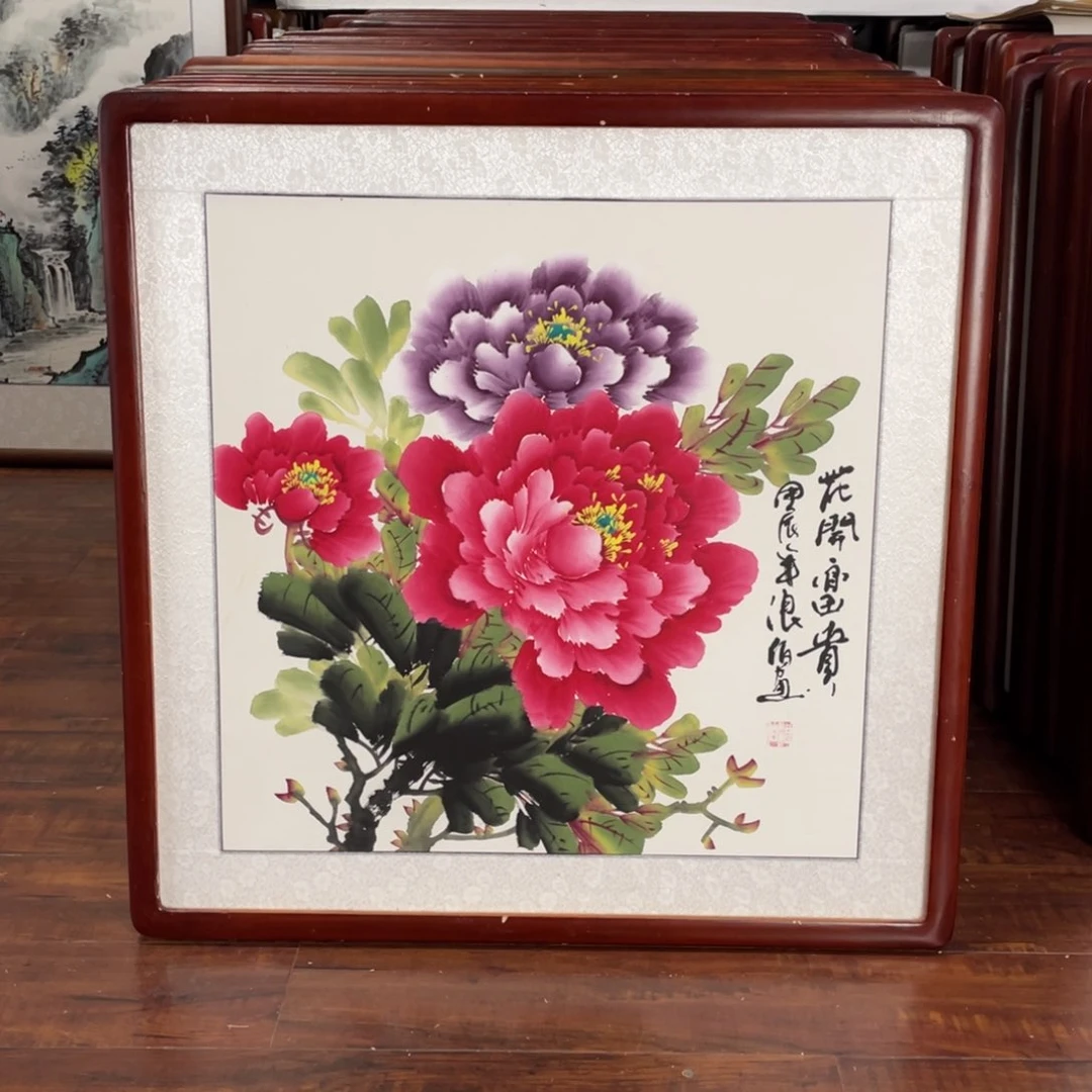 国画带框尺寸63*63厘米