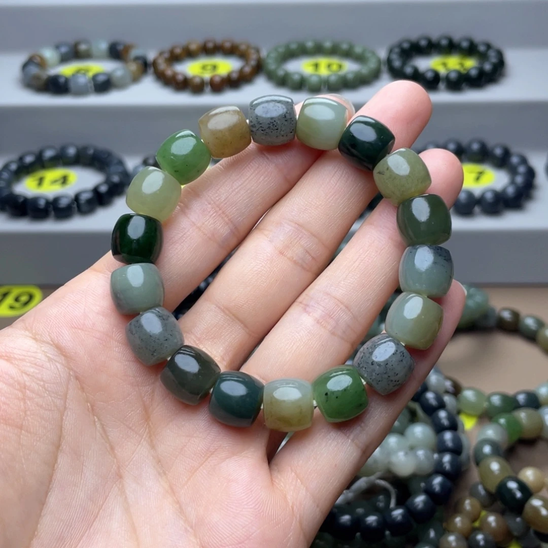 和田玉未镶嵌手链