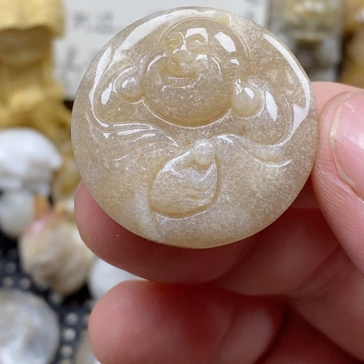 颈饰未镶嵌硅化珊瑚（珊瑚玉）小