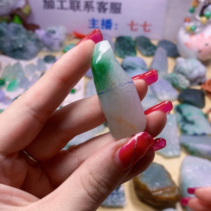 未镶嵌手串翡翠用****5