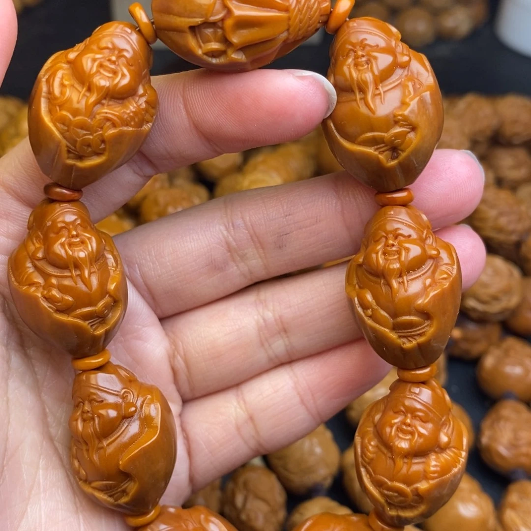 橄榄核吊坠包衣财神1.7+