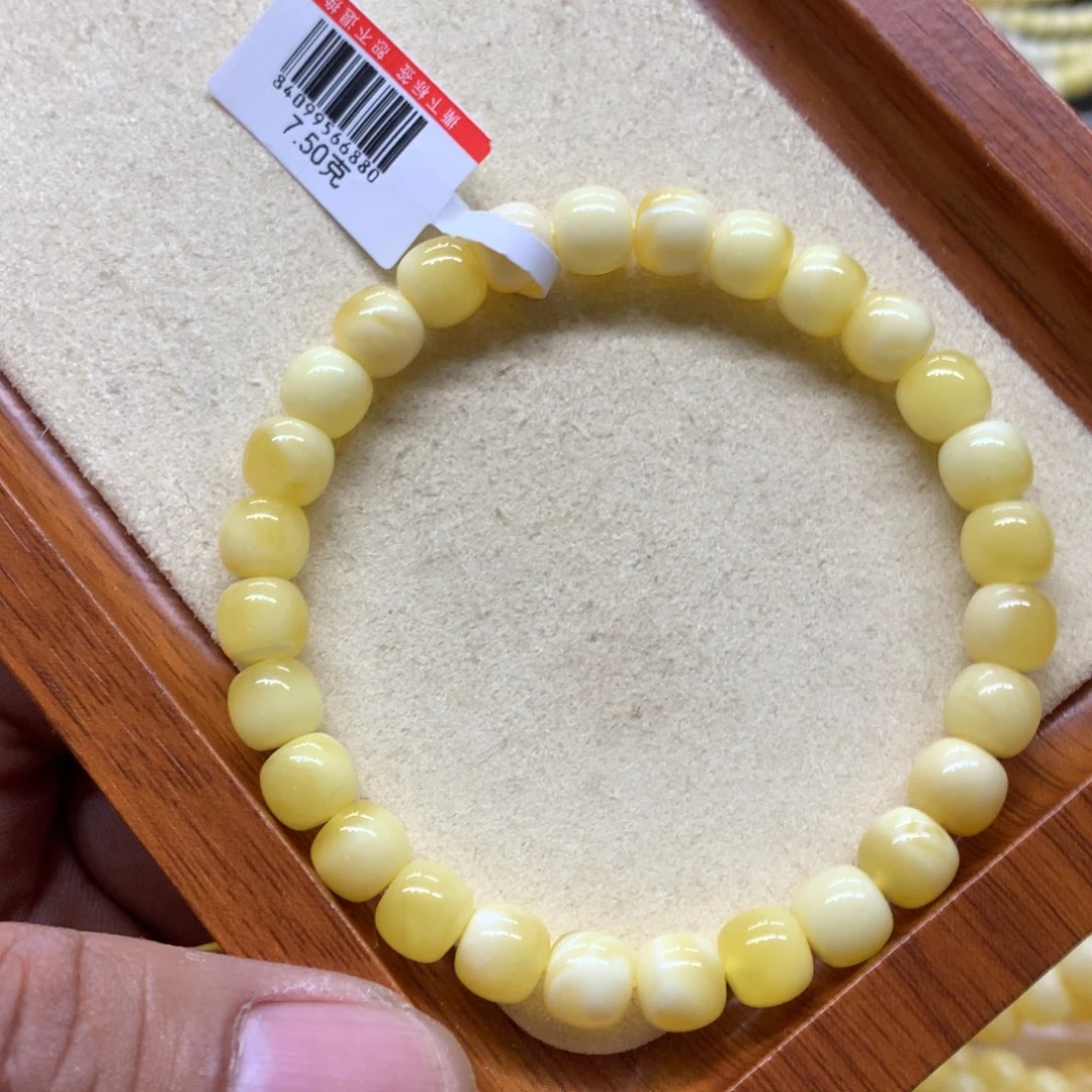 邢***乖未镶嵌蜜蜡手链蜜蜡