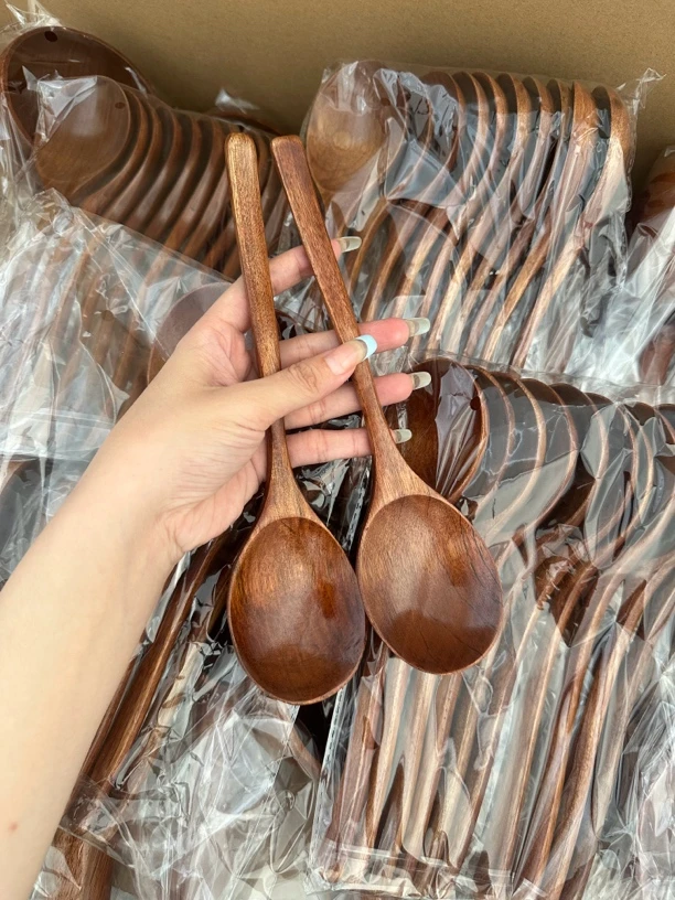 【娟子专属】木勺子吃饭吃播同款勺子日式调羹饭勺家用汤勺木勺汤勺