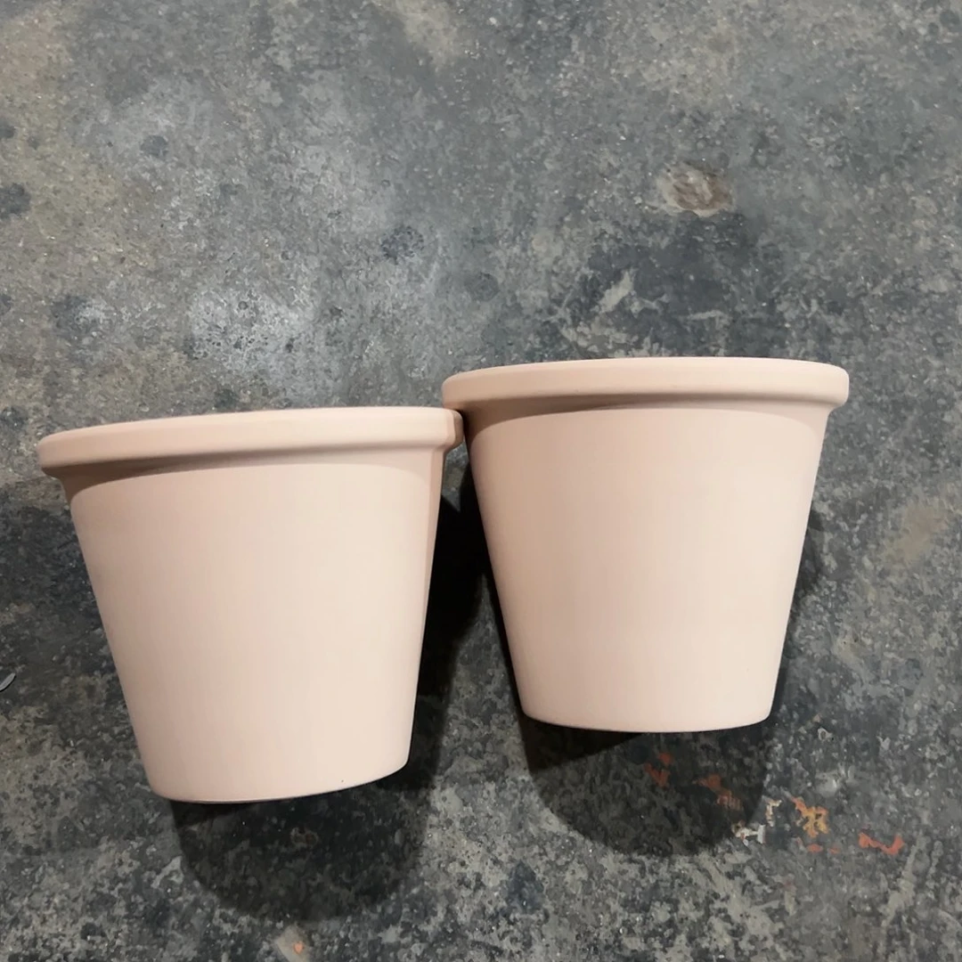 【闪购商品】红陶白云土斗盆16口13高2个