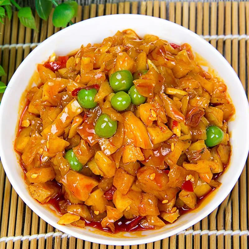 五仁酱丁咸菜下饭菜开胃小菜红油萝卜干甜辣香辣萝卜丁早餐散装