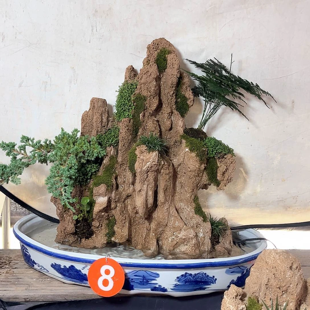 a****t吉石山水盆景全套