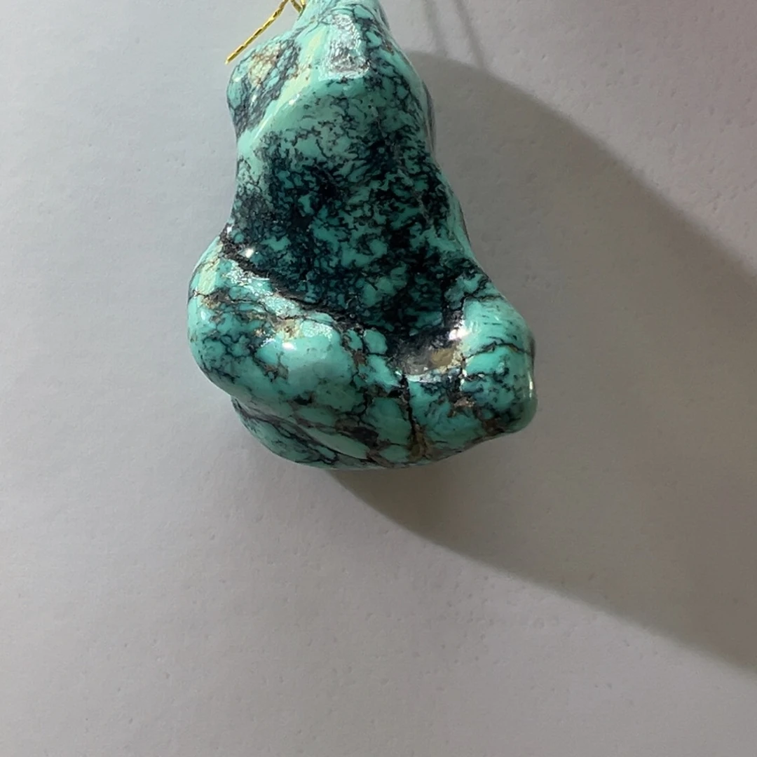 绿松石未镶嵌挂件