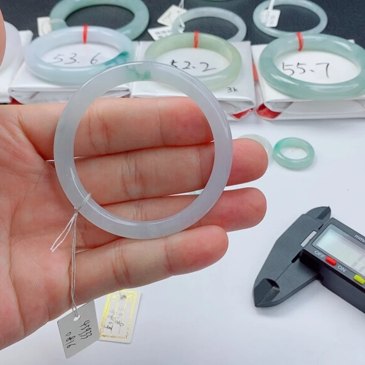 翡翠手镯未镶嵌53-54叮当