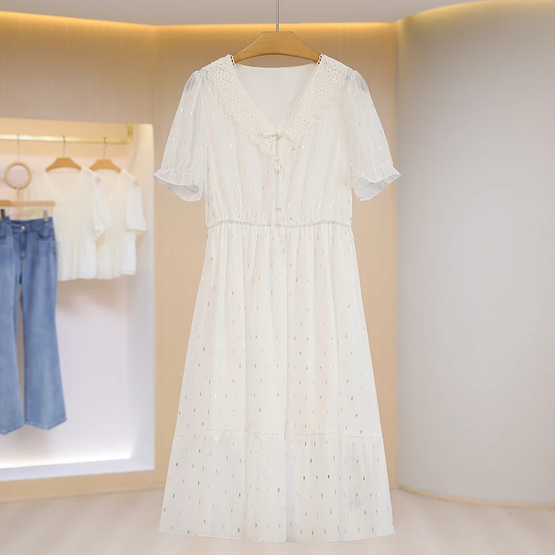 L3405-伍莎服饰云仓百搭时尚新款连衣裙夏季#WSK46L019
